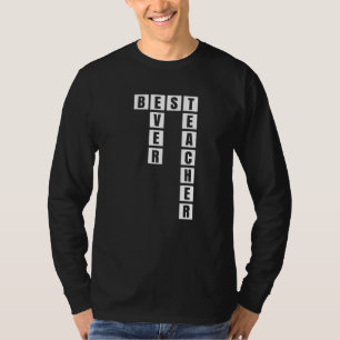 Camiseta Melhor Quebra-cabeça de Palavras Cruzadas