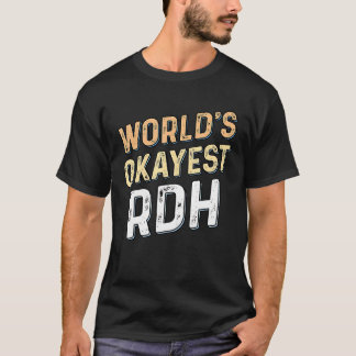 Camiseta Melhor RDH do Mundo - Dentista Higienista Dental R