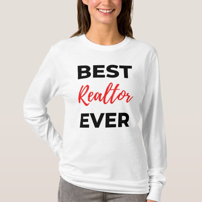 Camiseta Melhor Realator Ever 2 (Frente)