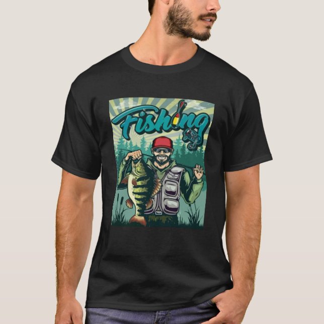 Camiseta Melhor representação de Peixes de Pesca de Pescado (Frente)