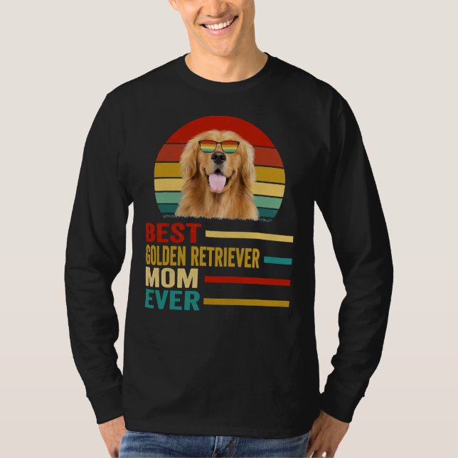 Camiseta Melhor Retrô De Ouro Da Mãe De Nunca (Frente)