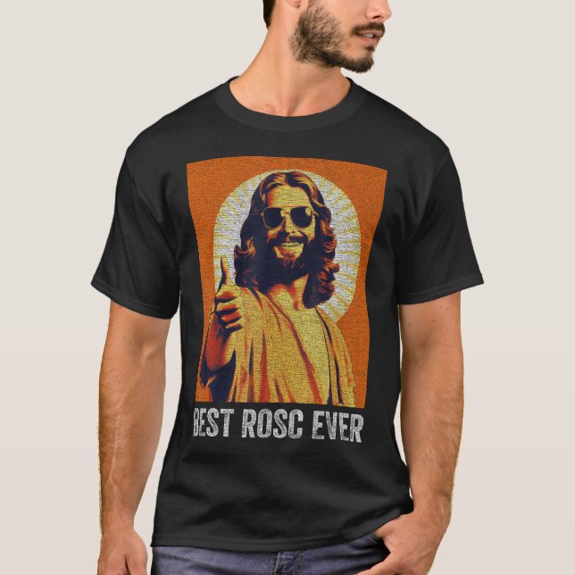 Camiseta Melhor Rosc Nunca Jesus Enfermeira de Páscoas Engr (Frente)