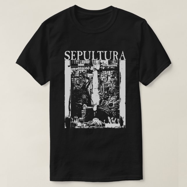 Camiseta Melhor Saia Clássica Sepultura1 (Frente do Design)