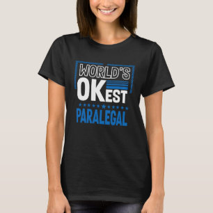 Camiseta Melhor Secretário Paralegal do Mundo Humor Assiste