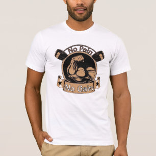 Camiseta Melhor Sem Dor Sem Ganhar T-Shirt Trabalho Motivac