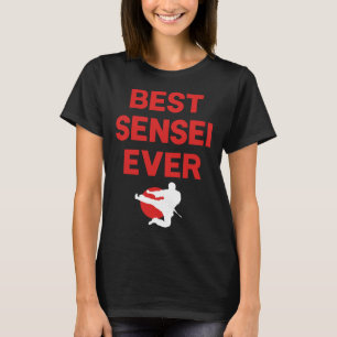Camiseta Melhor Sensei Ever Karate Judo Tae Kwon Do Roupa