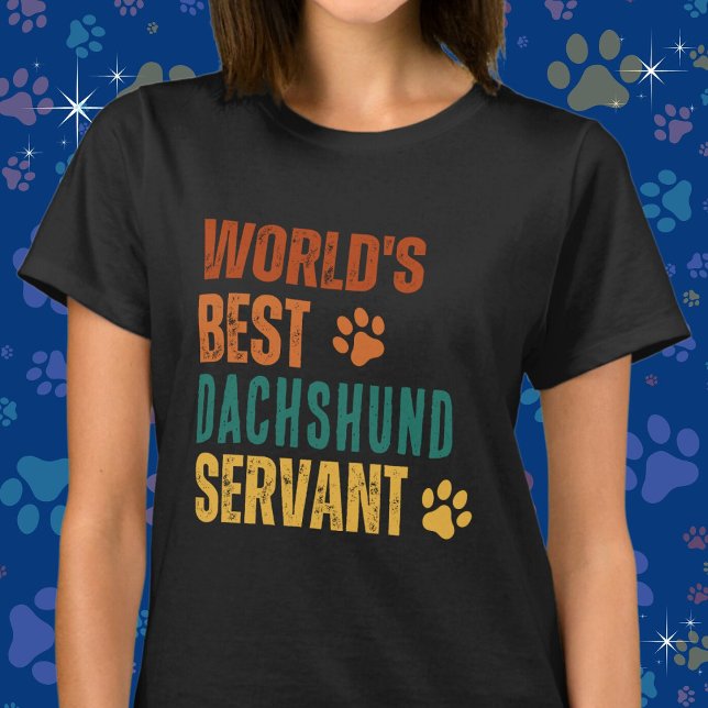 Camiseta Melhor servidor do mundo personalizável {Your Dog  (Personalize with your dog's breed. Available in multiple apparel styles, sizes and colors.)