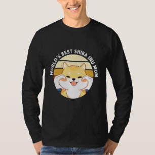 Camiseta Melhor Shiba Inu Mãe do Mundo