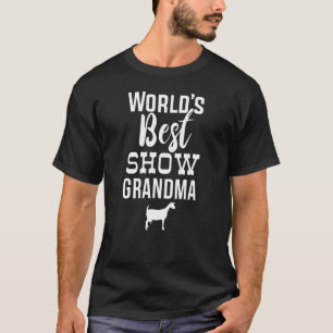 Camiseta melhor show da vovó Dairy Goat