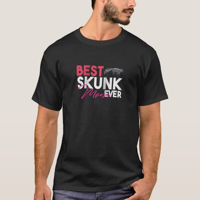 Camiseta Melhor Skunk Mãe Nunca Skunk Raglan (Frente)