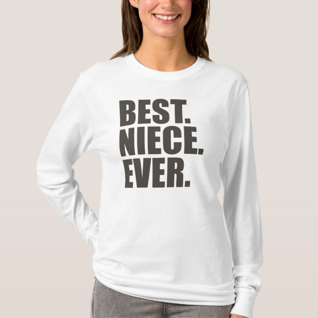 Camiseta Melhor. Sobrinha. Nunca (Frente)