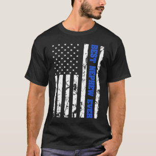 Camiseta Melhor Sobrinho Nos EUA Vintage Flag Família Patri