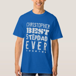 Camiseta Melhor STEPDAD Alguma Vez Divertido Texto B12G