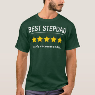 Camiseta Melhor Stepdad Altamente Recomendado