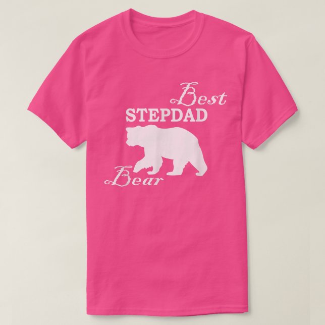 Camiseta Melhor Stepdad Bear (Frente do Design)