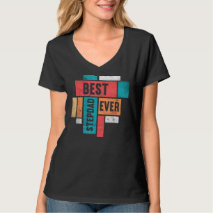 Camiseta Melhor Stepdad De Todos Os Stepdad Feliz Pai Gordo