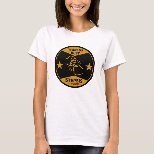 Camiseta Melhor Stepirmã do Mundo (Frente)