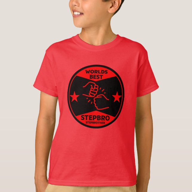 Camiseta Melhor Stepirmão do Mundo (Frente)