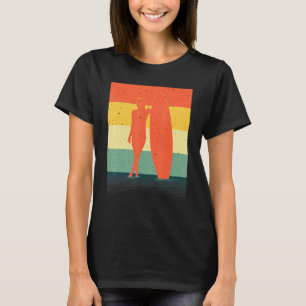 Camiseta Melhor Surfe Para Meninas Surfer Vintage Surf B