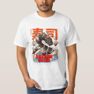 Camiseta melhor sushi para dragão