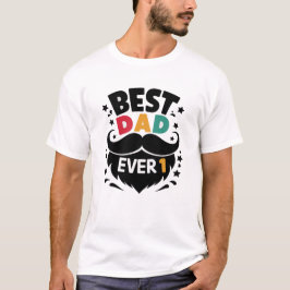 Camiseta Melhor T-Shirt do Pai - Presente perfeito para o D