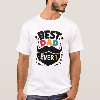 Camiseta Melhor T-Shirt do Pai - Presente perfeito para o D