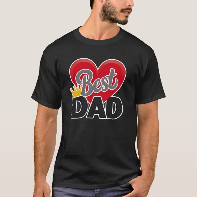 Camiseta Melhor T-Shirt do Pai - Presente perfeito para o D (Frente)