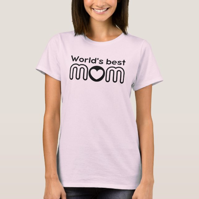 Camiseta Melhor T-Shirt Mãe do Mundo (Frente)