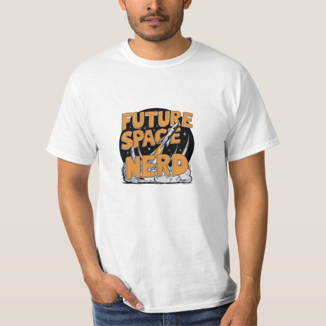 Camiseta Melhor T-Shirt Para O Homem - design do futuro ner (Frente)