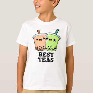 Camiseta Melhor Teas Engraçado Besties Boba Tea Pun