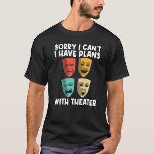 Camiseta Melhor Teatro Para Homens Mulheres Musical da Broa