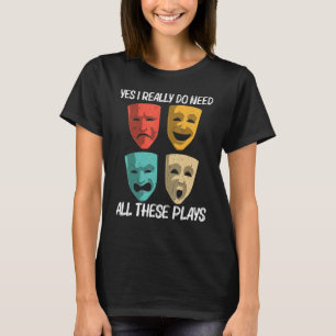 Camiseta Melhor Teatro Para Mulheres Na Broadway Musical Th