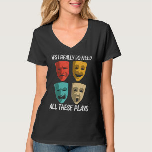 Camiseta Melhor Teatro Para Mulheres Na Broadway Musical Th