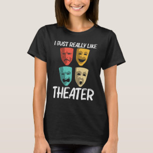 Camiseta Melhor Teatro Para Mulheres Na Broadway Musical Th