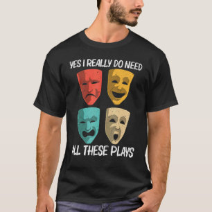 Camiseta Melhor Teatro Para Mulheres Na Broadway Musical Th