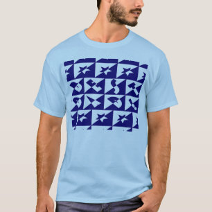 Camiseta Melhor texto selvagem do Pai em azul