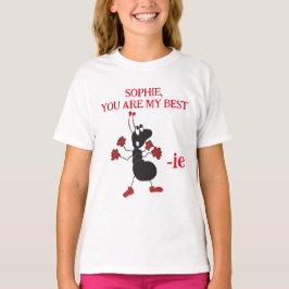 Camiseta Melhor Tia Cute Ant Engraçado Insetos de Insetos V