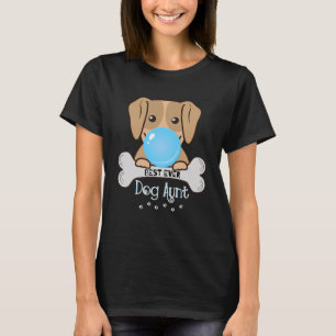 Camiseta Melhor Tia De Cachorro Das Mulheres