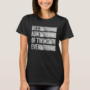 Camiseta Melhor Tia De Gêmeos Engravidando Engravidando Fun