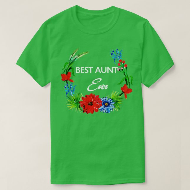Camiseta Melhor tia de sempre (Frente do Design)