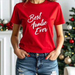 Camiseta Melhor Tia de Todos os Tempos