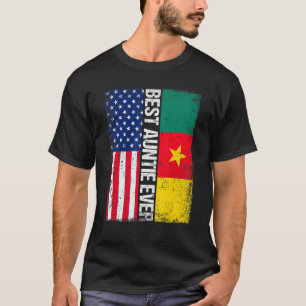 Camiseta Melhor Tia Dia de as mães Camarões Sinalizador dos