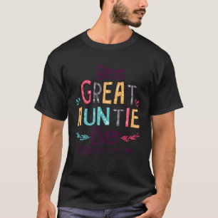 Camiseta Melhor Tia Excelente, Bênção da Família de Seta Cu