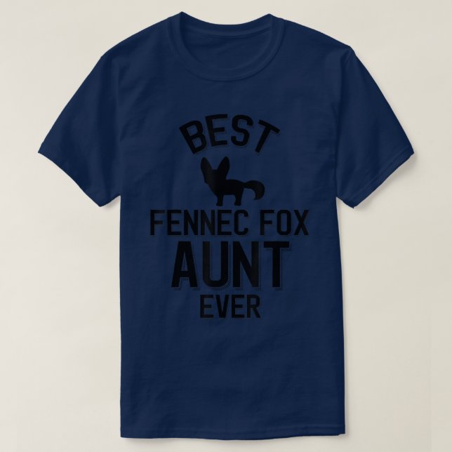 Camiseta Melhor Tia Fennec Fox Ever (Frente do Design)