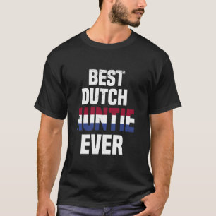 Camiseta Melhor Tia Holandesa de Todos os Tempos Holanda Ho