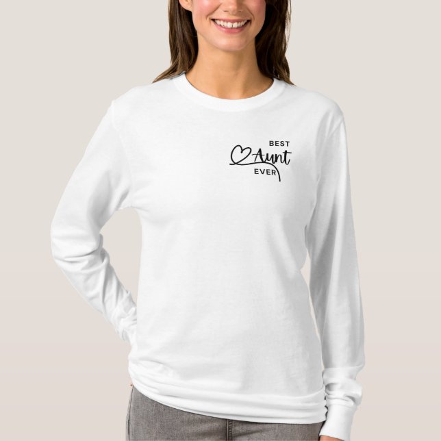 Camiseta Melhor Tia Nunca (Frente)