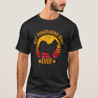 Camiseta Melhor Tia Pomeraniana Tia Engraçada Tia Tia T Shi