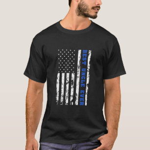 Camiseta Melhor Tio Alguma Vez Nos Vintage Flag Família Pat