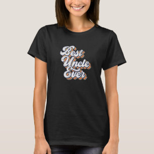 Camiseta Melhor Tio Alguma Vez Vintage Retro Style Men
