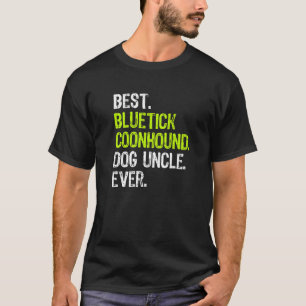 Camiseta Melhor Tio de Cachorro do Conhound Bluetick Nunca